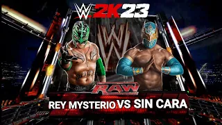 WWE 2k23 Dream Match Prime Sin cara Vs Rey mysterio 2011 Monday Night Raw