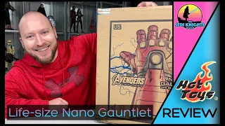 Hot Toys Life Size Nano Gauntlet Prop Unboxing & Review