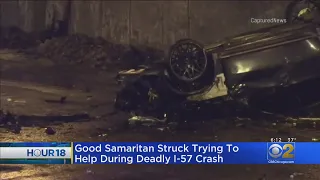 Good Samaritan Struck While Trying To Help During Deadly I-57 Crash