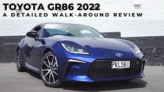 Toyota GR86 2022 / A Detailed Walk-around Review with Text Specs
