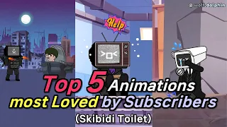 TOP 5 animations most loved by subscribers #funny #animation