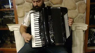 WELTSUPITAII -  Black Weltmeister Supita II de Luxe Piano Accordion LMMH 41 120 $10999