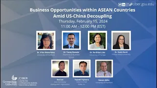 Business Opportunities within ASEAN Countries Amid US-China Decoupling