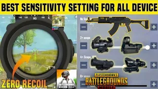 M762 + all Scope, zero Recoil Sensitivity Settings ||  BGMI  | Zero Recoil Control,  PUBG Mobile