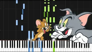 Tom and Jerry - Main Theme (Piano Tutorial) [Synthesia]