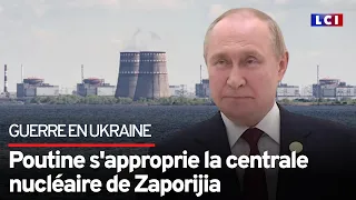 Poutine s'approprie la centrale nucléaire de Zaporijia