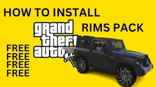 How To Install Unique Rims Pack In GTA V | For FREE | 2023