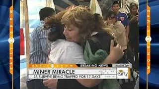 Trapped  Miners in Chile Still Alive after 17 Days