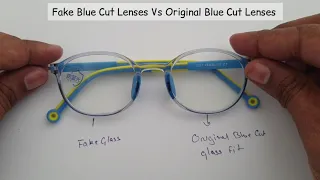 Original Vs Duplicate Blue Cut Lenses | How to identify Original Blue Cut Lenses ??