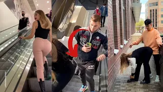 BEST ESCALATOR PRANKS!!