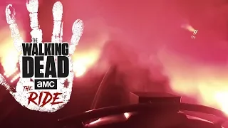 The Walking Dead: The Ride [HD] Preshow & Front Seat POV - Thorpe Park