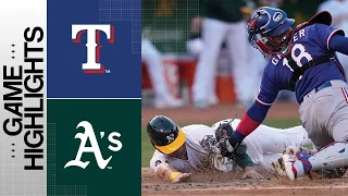 Rangers vs. A's Game Highlights (8/7/23) | MLB Highlights