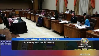 2024-05-23 Planning & the Economy Committee Meeting