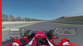 360° video with Scuderia Ferrari - Lap