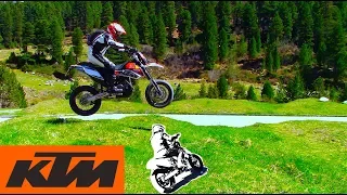 💥 KTM 💥 Supermoto Street - Race // EXC 500 VS 690 SMCR //Jumps // Drifts // Hill-Climb //  Wheelie