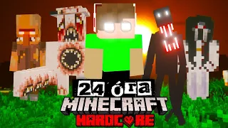 24 ÓRÁIG MINECRAFTOZTAM EZ TÖRTÉNT... 😱