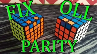How To Fix OLL Parity on a 4x4 & 5x5