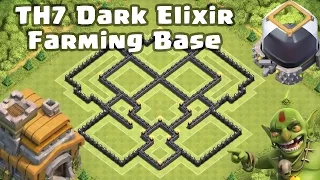 Clash of Clans - TH7 Dark Elixir-Farming Base