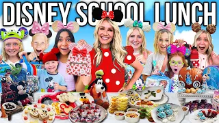 DISNEY SCHOOL LUNCH PLANNiNG and PREP for LARGE Family! MOM of 16 KIDS!!