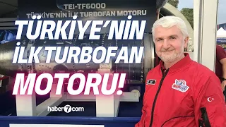 TEI Genel Müdürü Mahmut Akşit, TEKNOFEST İzmir'de Türkiye'nin ilk turbofan motorunu anlattı!
