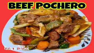 BEEF POCHERO |POCHERONG BAKA |POTCHERO RECIPE |BEEF POCHERO RECIPE |HOW TO COOK |Kusina ni Butchok