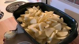 “The Quarantine Cook” Homemade Organic Scalloped Potatoes