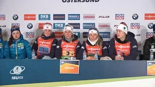 #2019Ostersund Women's Relay Press Conference