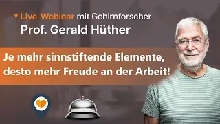 Prof. Gerald Hüther: Sinnstiftung Bäckerhandwerk , menschliche Bedürfnisse u. künstliche Intelligenz