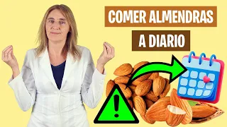 QUÉ LE PASA a tu CUERPO si COMES ALMENDRAS a DIARIO | Comer almendras | Alimentación real saludable