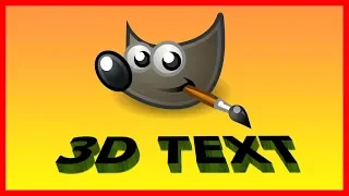 How to create a 3D Text effect with Gimp - Tutorial