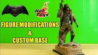 Hot Toys 1/6 Knightmare Batman Modifications & Custom Themed Base- Custom Collectables!