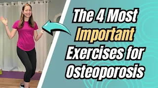 4 Standing Exercises for Osteoporosis | Weight-Bearing Exercises | For Seniors & Adults 50+