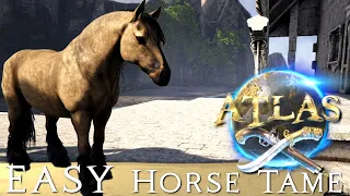 Quick & Easy Way to Tame Horses in ATLAS!