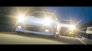 Initial D: AE86 vs FC3S [BLENDER CINEMATIC]