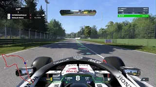 F1 2021 New Imola Track! My First 2 Laps!