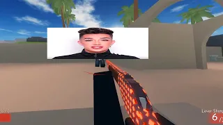 If I See James Charles The Video Ends... (Roblox Arsenal)