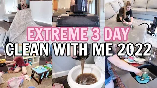 EXTREME 3 DAY CLEAN WITH ME | SUMMER DEEP CLEANING MOTIVATION | MESSY HOUSE SPEED CLEANING ROUTINE