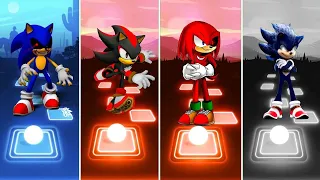 Sonic Exe 🆚 Shadow Sonic 🆚 Dark Sonic 🆚 Knuckles Exe Sonic | Sonic Music Gameplay