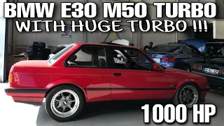 BMW E30 M50 Turbo with " Huge Turbo" | Dragy times from 100-200 Km/h & 60-130 mph
