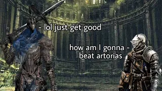 how it feels to fight artorias full version| dark souls remastered dlc