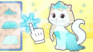 BABY PETS Kira Dresses up as Ice Princess 💥 Educational Cartoons for Kids