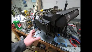 John Deere 317 Part 4: Cleaning the Engine
