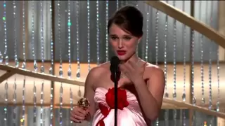 Natalie Portman's Laugh At Golden Globes 2011