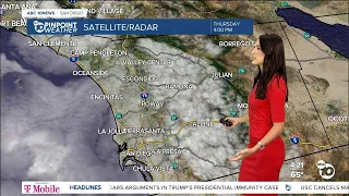 Natalie's forecast: Wind speeds and a deep marine layer continues impacting the coast
