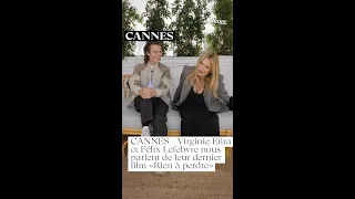 🎬 Virginie Efira et Félix Lefebvre nous parlent de leur dernier film "Rien à perdre" #cannes