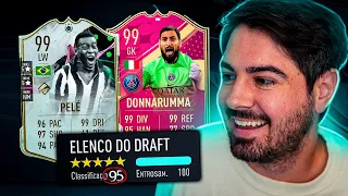 2 JOGADORES 99 E 95 DE CLASSIFICAÇÃO EM MAIS UM SUPER DRAFT!!! FUT DRAFT FIFA 23