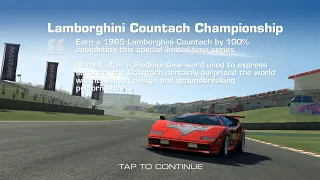 Real Racing 3 Lamborghini Countach Championship Limited Time Series Overview