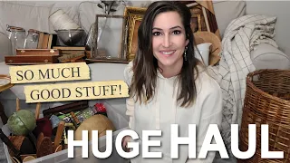Huge Haul • BIG NEWS • Thrifted Home Decor • Upcycled Finds • Cottage Primitive Farmhouse Style
