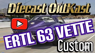 Ertl Custom 63 split window c3 Vette 1/64 Diecast