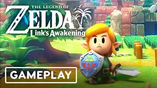 Link's Awakening Remake Gameplay: 9 Minutes of the Tail Cave Dungeon - E3 2019